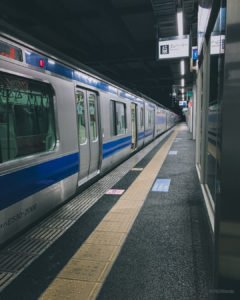JR Line Green Car Double decker Car