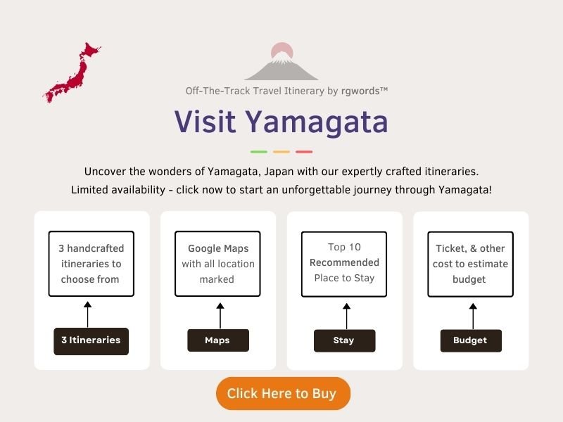 Buy Yamagata Winter Japan Travel Itinerary to make your next travel more fun. 