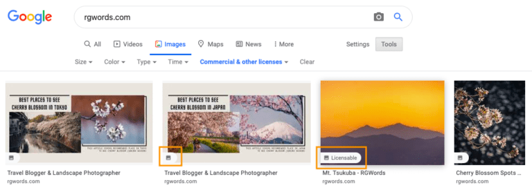 Google Images Licensable Badge Every Landscape Photographers Must Know