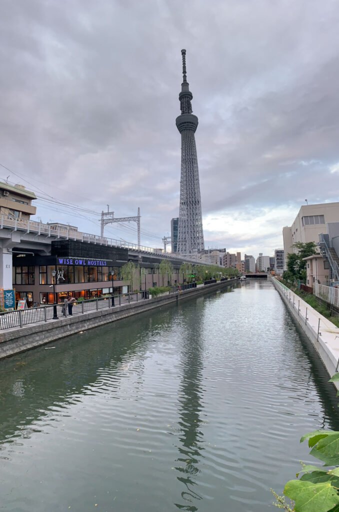 Reflection Photography of Tokyo Skytree