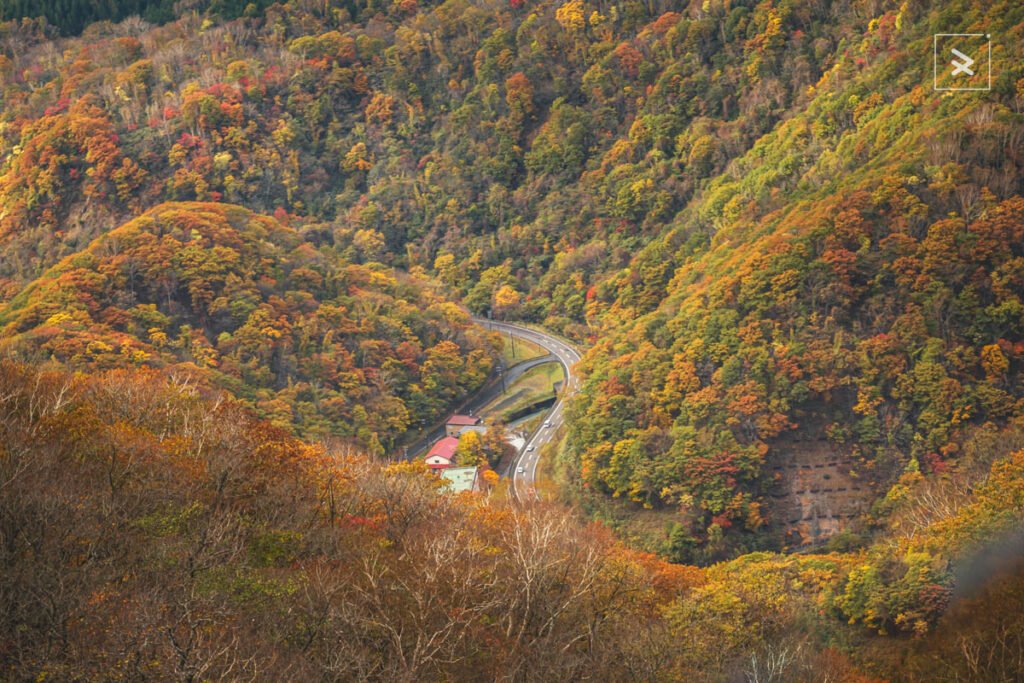 Autumn in Sapporo Hokkaido Japan, Sapporo Fall wonderland, Autumn aerial view 