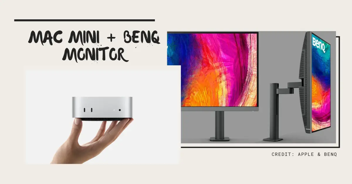 Mac Mini + BenQ Monitor